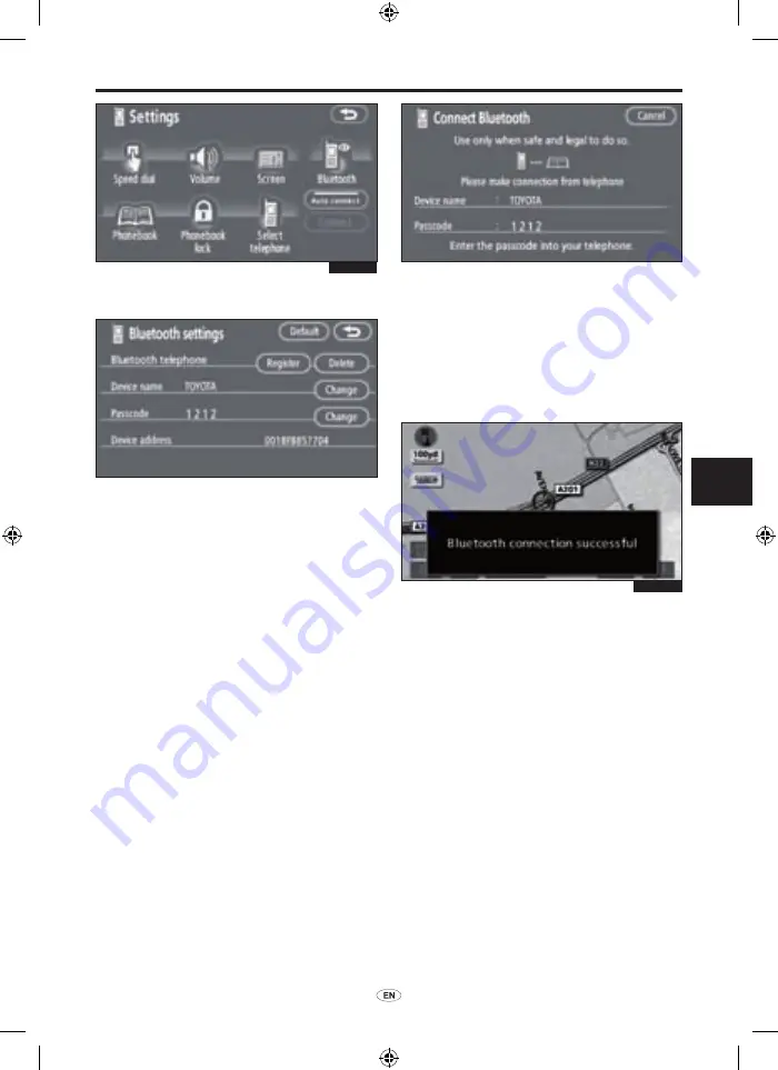 Toyota Verso TNS510 User Manual Download Page 133