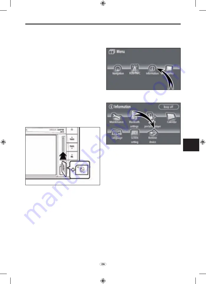 Toyota Verso TNS510 User Manual Download Page 203