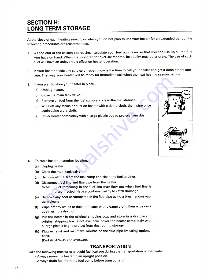 Toyotomi Oil Miser OM-22 Installation And Operation Instructions Manual Download Page 15