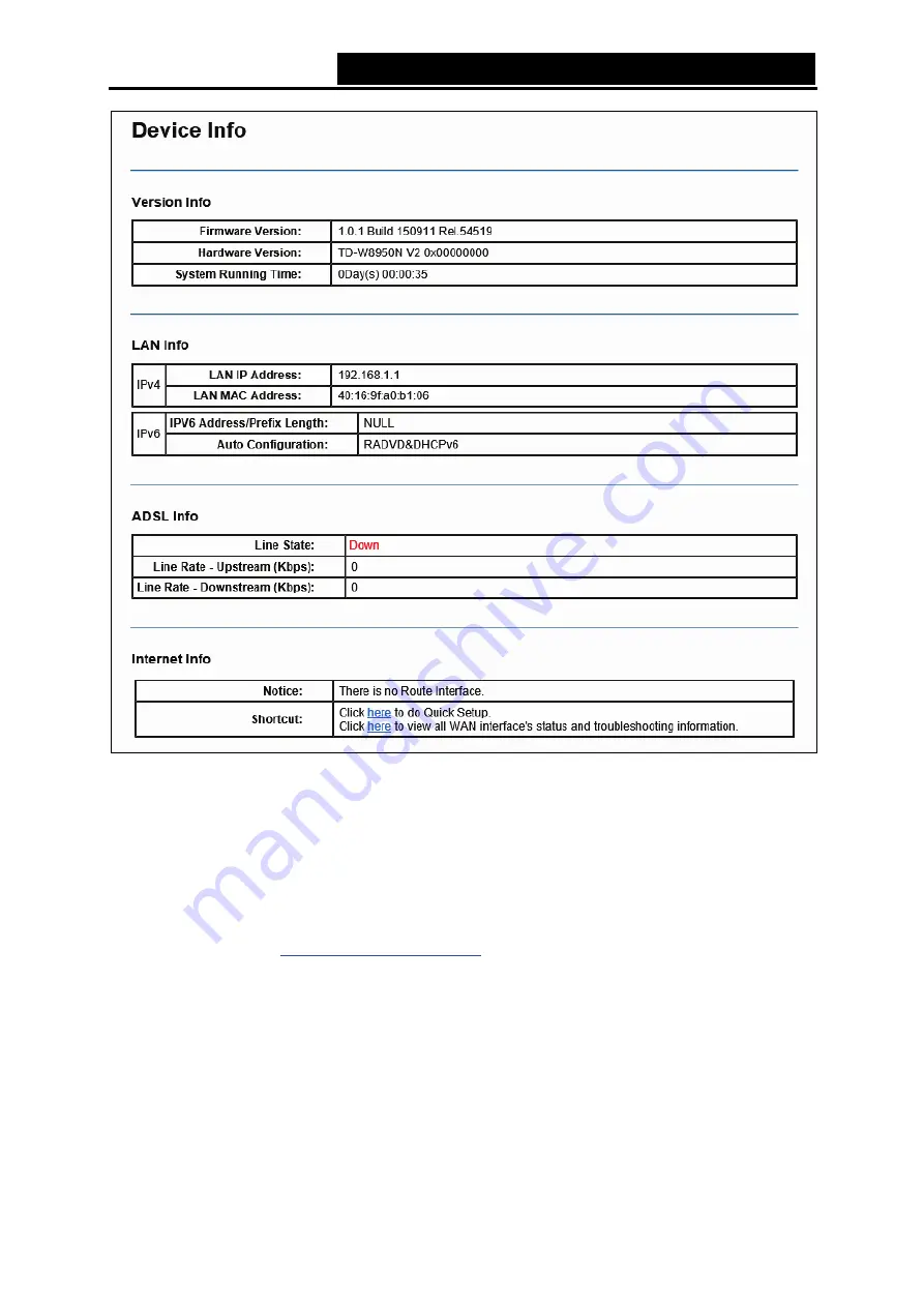 TP-Link TD-W8950N User Manual Download Page 22