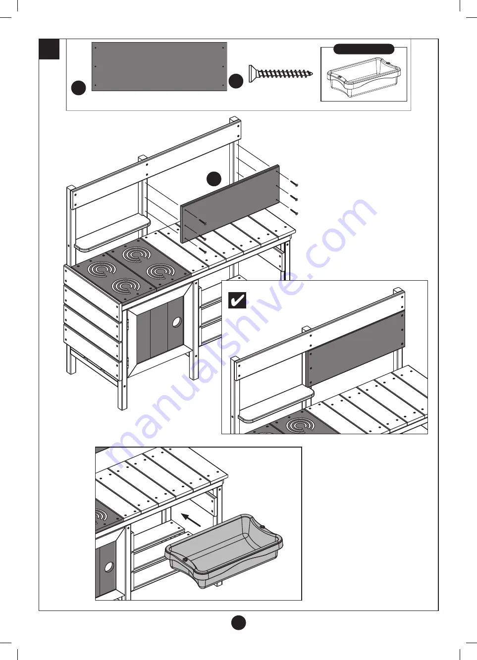 TP Toys Muddy Madness Kitchen Instructions For Assembly, Maintenance And Safe Use Download Page 23