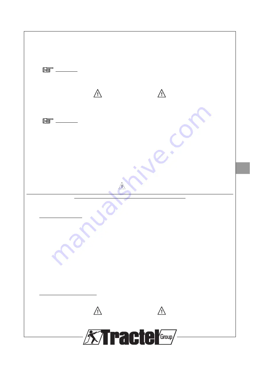 Tractel Group tralift  TE 1000 Operation And Maintenance Manual Download Page 45