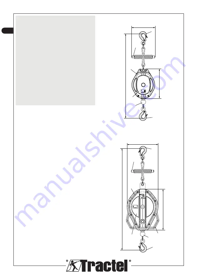 Tractel 279479 Installation, Operating And Maintenance Manual Download Page 2