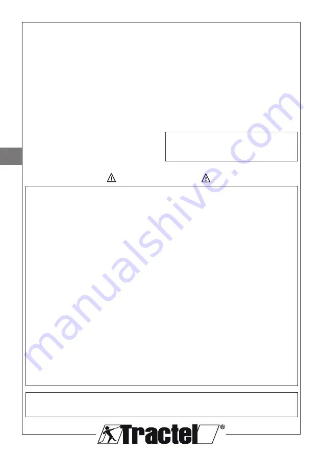 Tractel 47269 Operation And Maintenance Manual Download Page 6