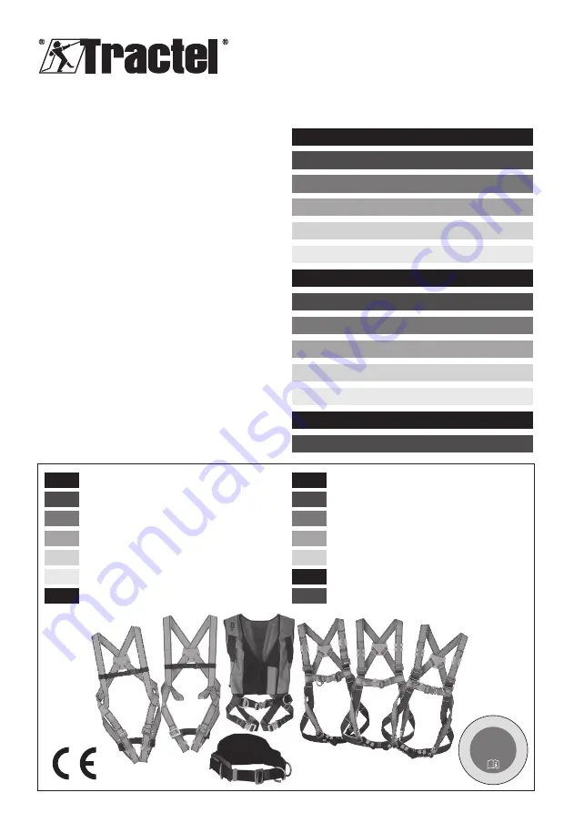 Tractel CE Series Operating And Maintenance Instructions Manual Download Page 1