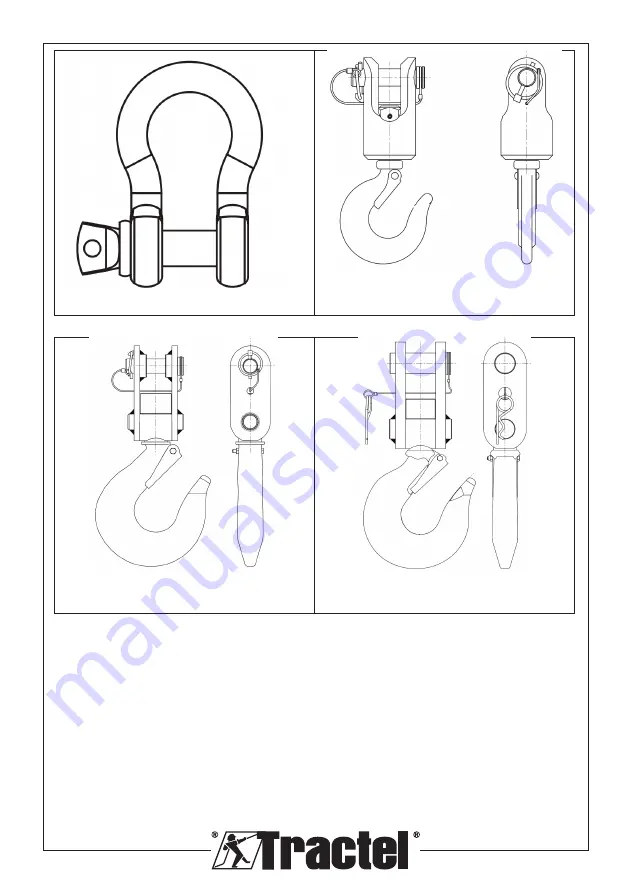 Tractel dynafor Industrial 1 Installation, Operating And Maintenance Manual Download Page 4