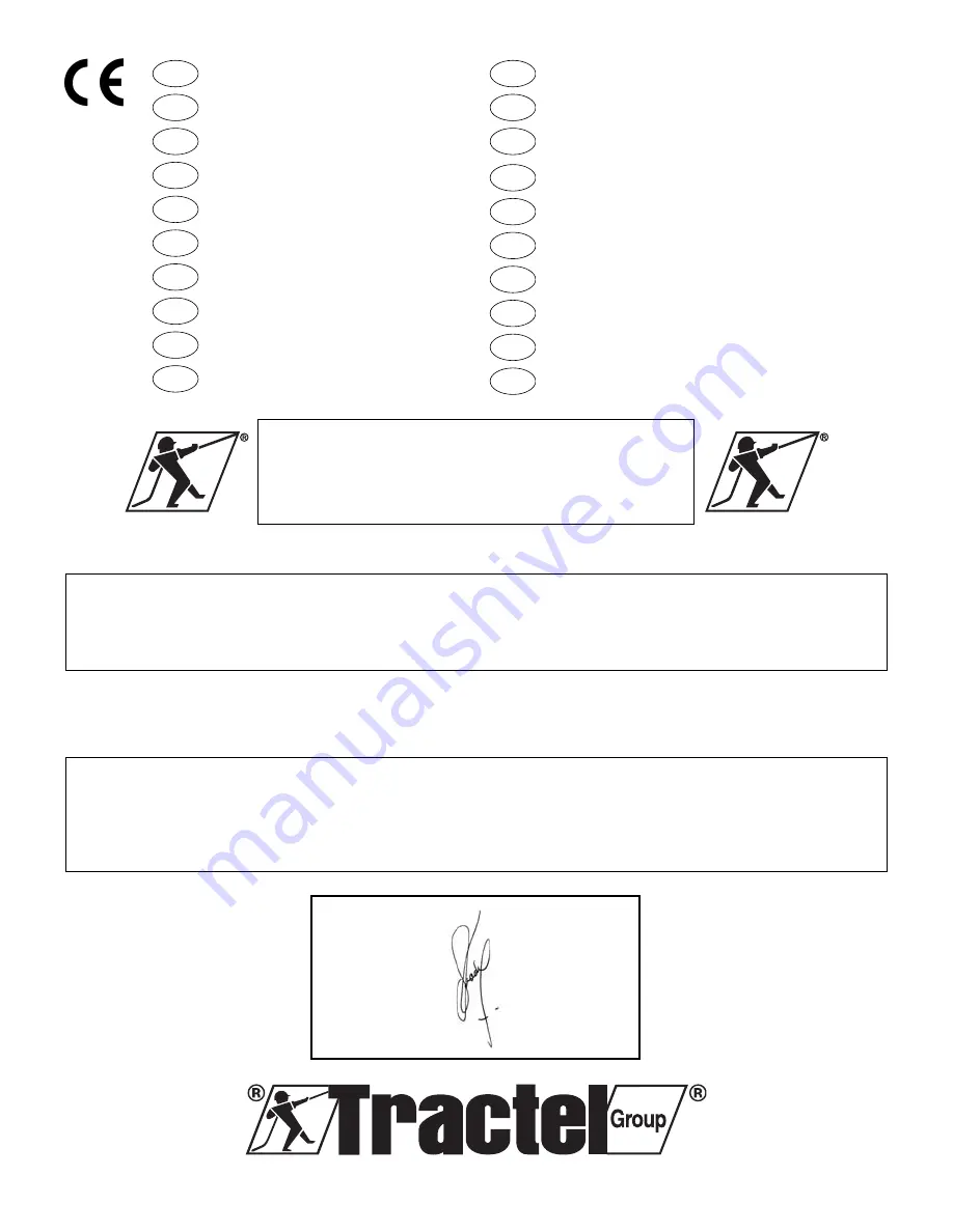 Tractel dynafor LLX1 0.5 t Operation And Maintenance Manual Download Page 73