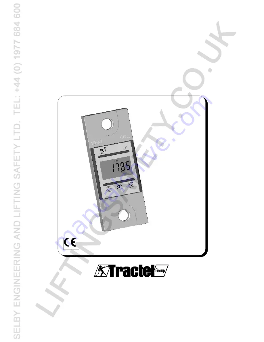 Tractel dynafor LLZ Скачать руководство пользователя страница 1