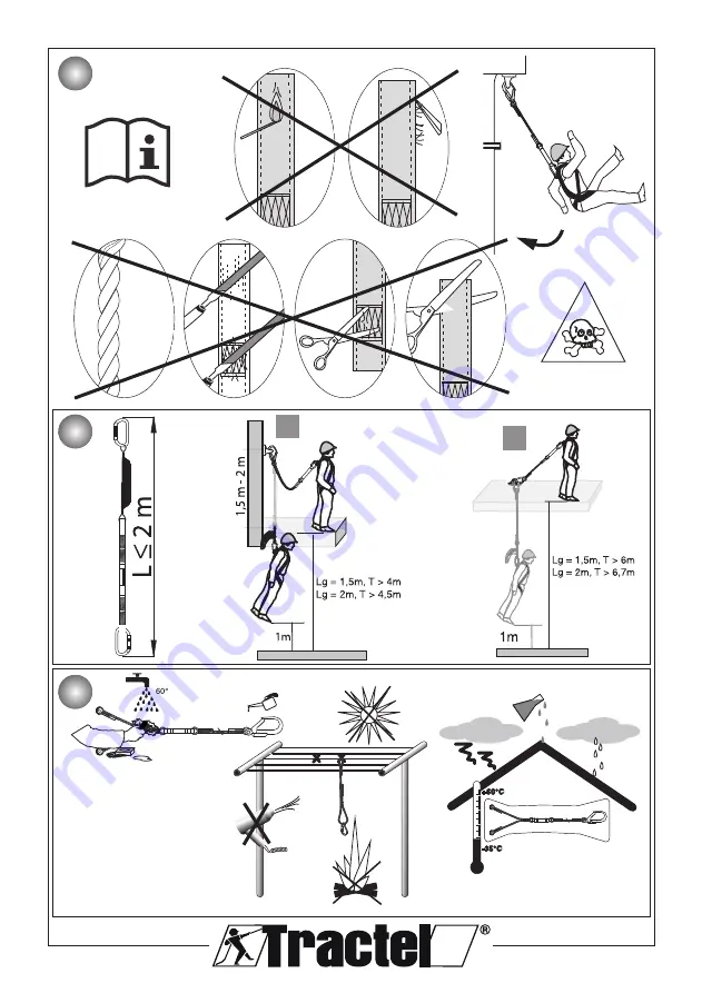 Tractel LCAD Operating And Maintenance Instructions Manual Download Page 3