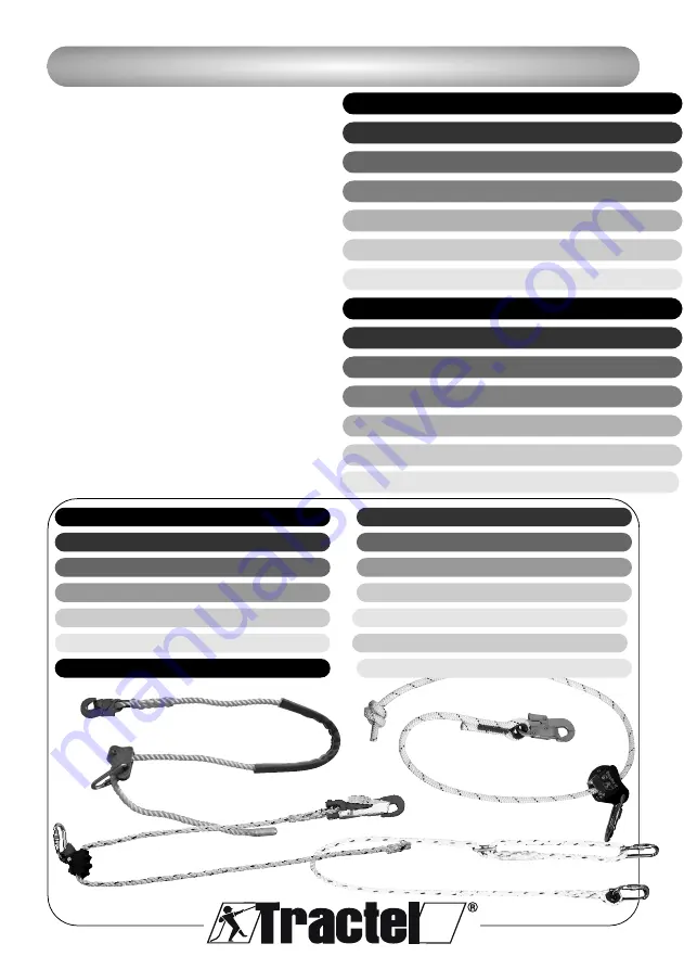 Tractel LCM Operating And Maintenance Instructions Manual Download Page 1