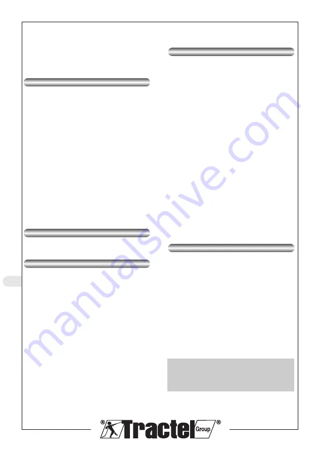 Tractel stopfor A Operating And Maintenance Instructions Manual Download Page 66