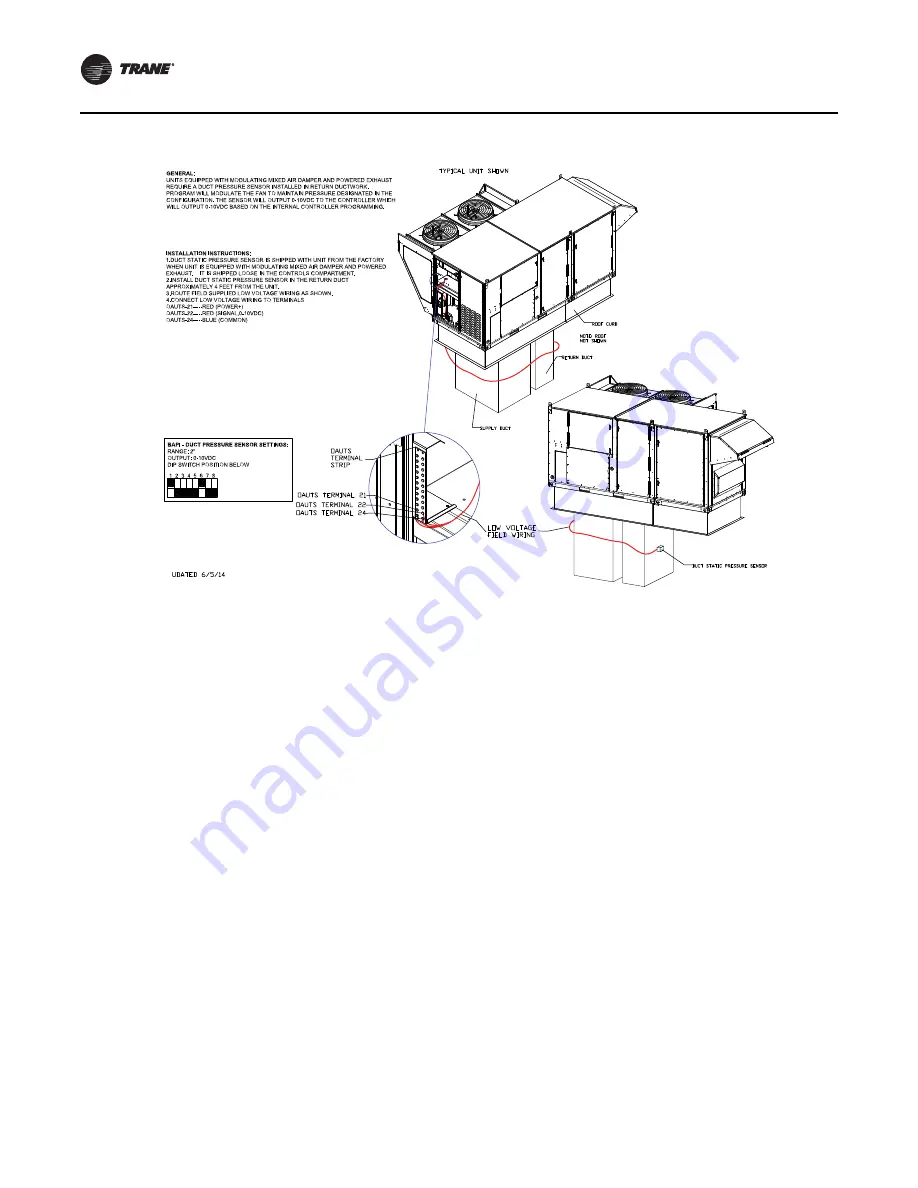 Trane Horizon OAKD Series Installation, Operation And Maintenance Manual Download Page 72