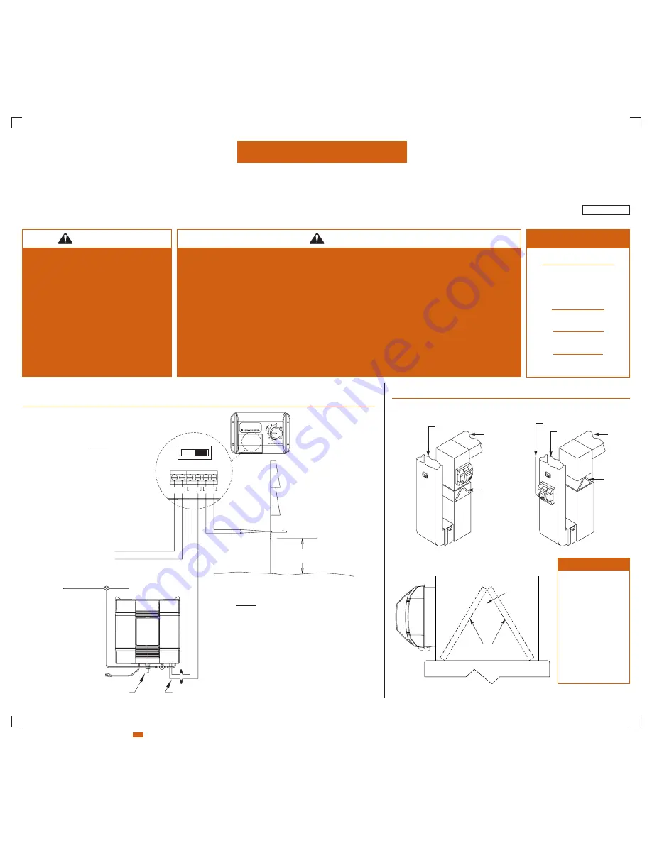 Trane HUMD500A Safety Instructions And Installation Template Download Page 1