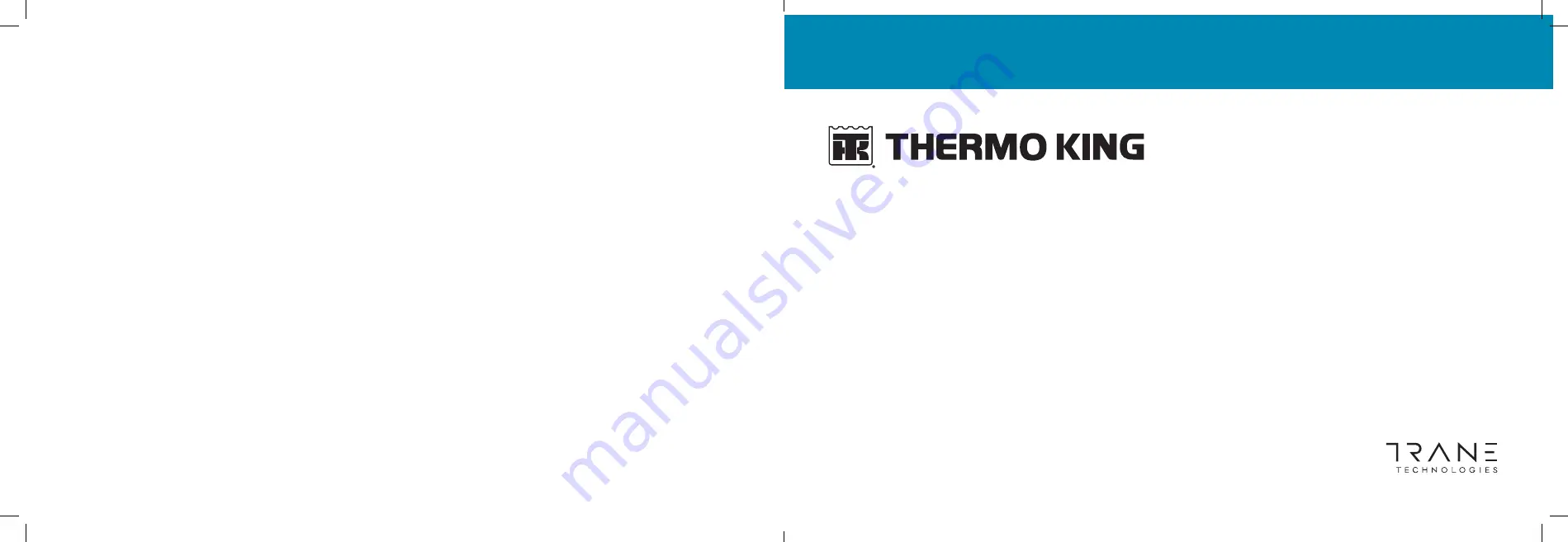 Trane MP-4000 Operator'S Manual Download Page 1