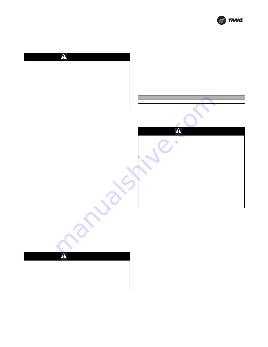Trane UniTrane Installation, Operation And Maintenance Manual Download Page 127