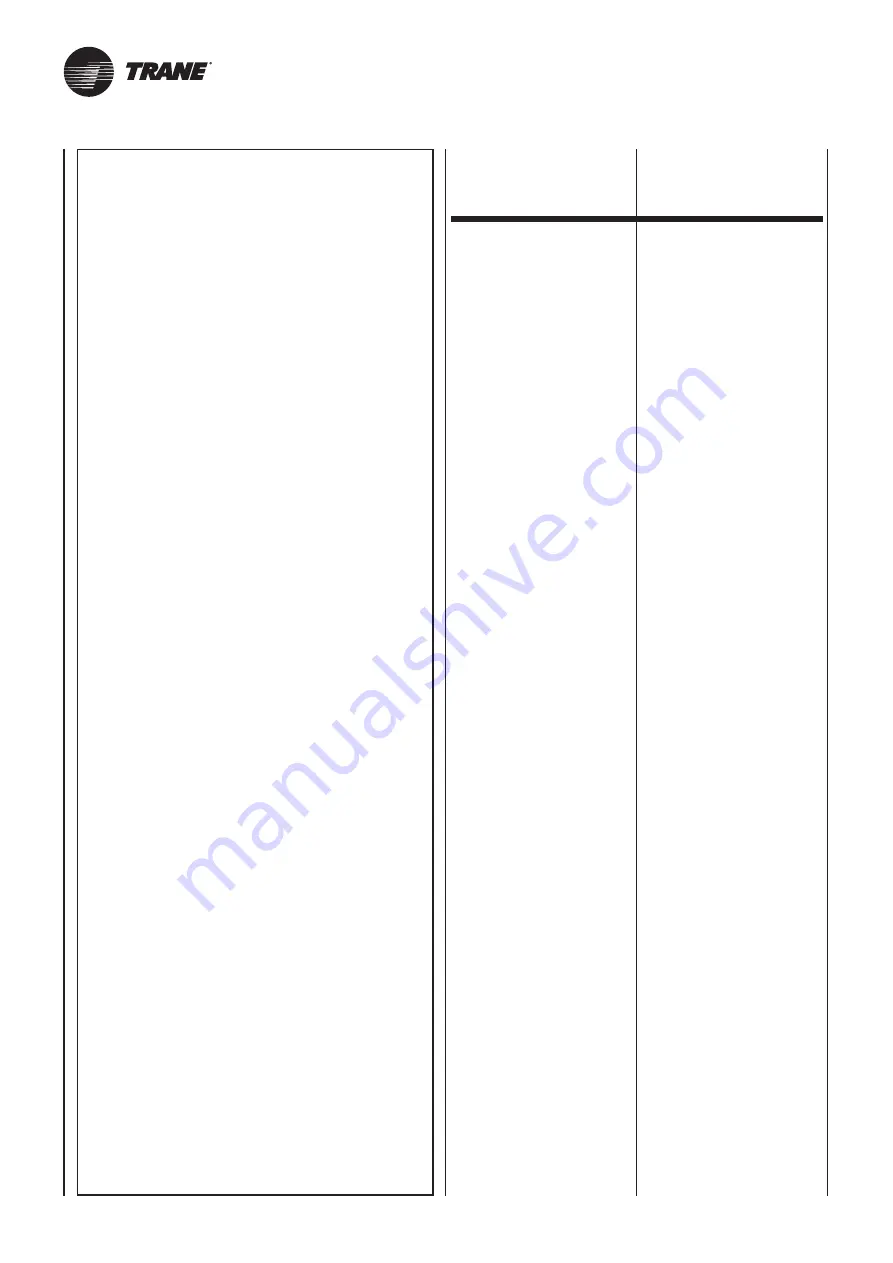 Trane WFS 1 Technical Manual Download Page 16