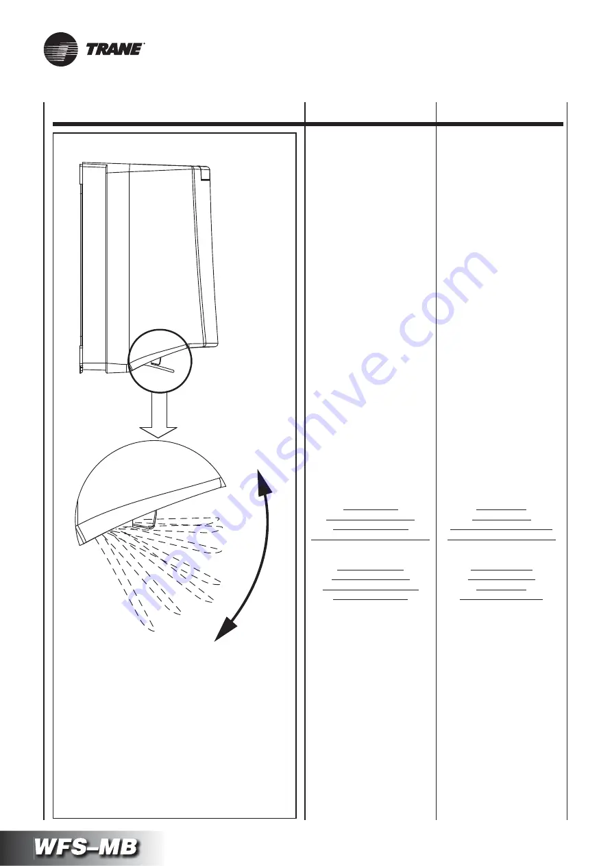 Trane WFS-IR 1 Скачать руководство пользователя страница 106