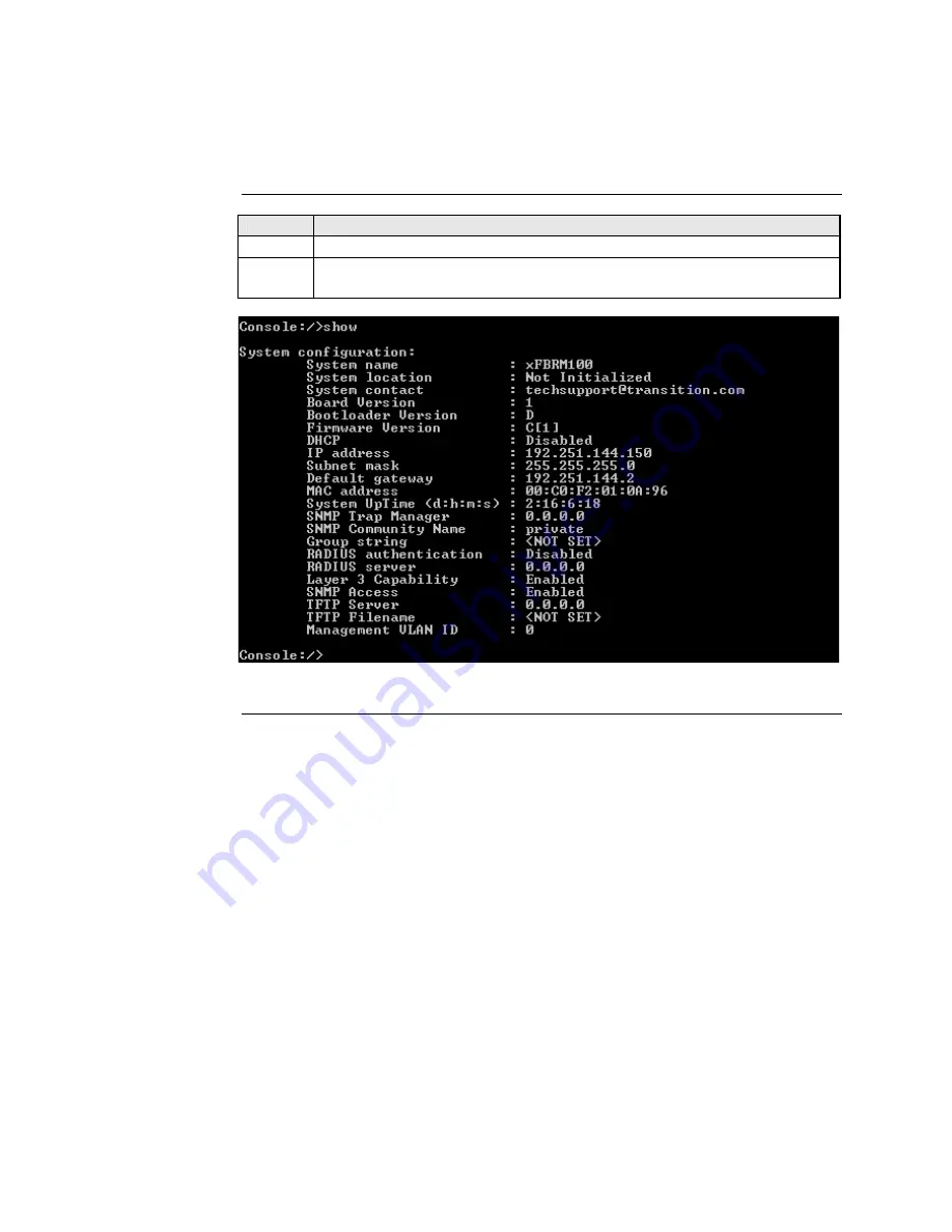 Transition Networks BFFG1XXX-1XX User Manual Download Page 47