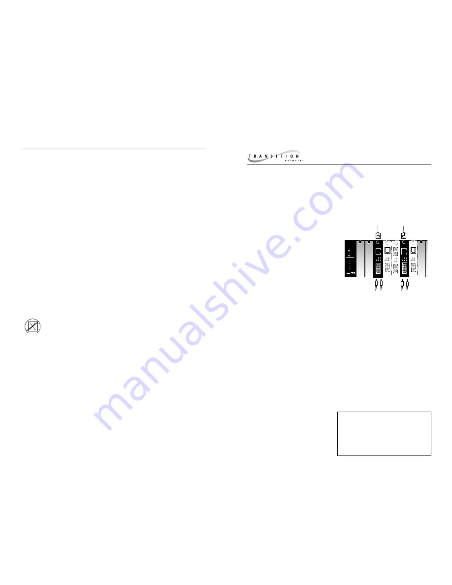 Transition Networks C/E-100BTX-FX-04(LH) Скачать руководство пользователя страница 1