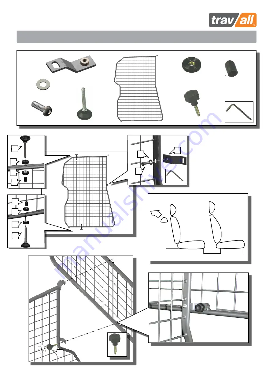 travall TDG 1458D Fitting Instruction Download Page 1