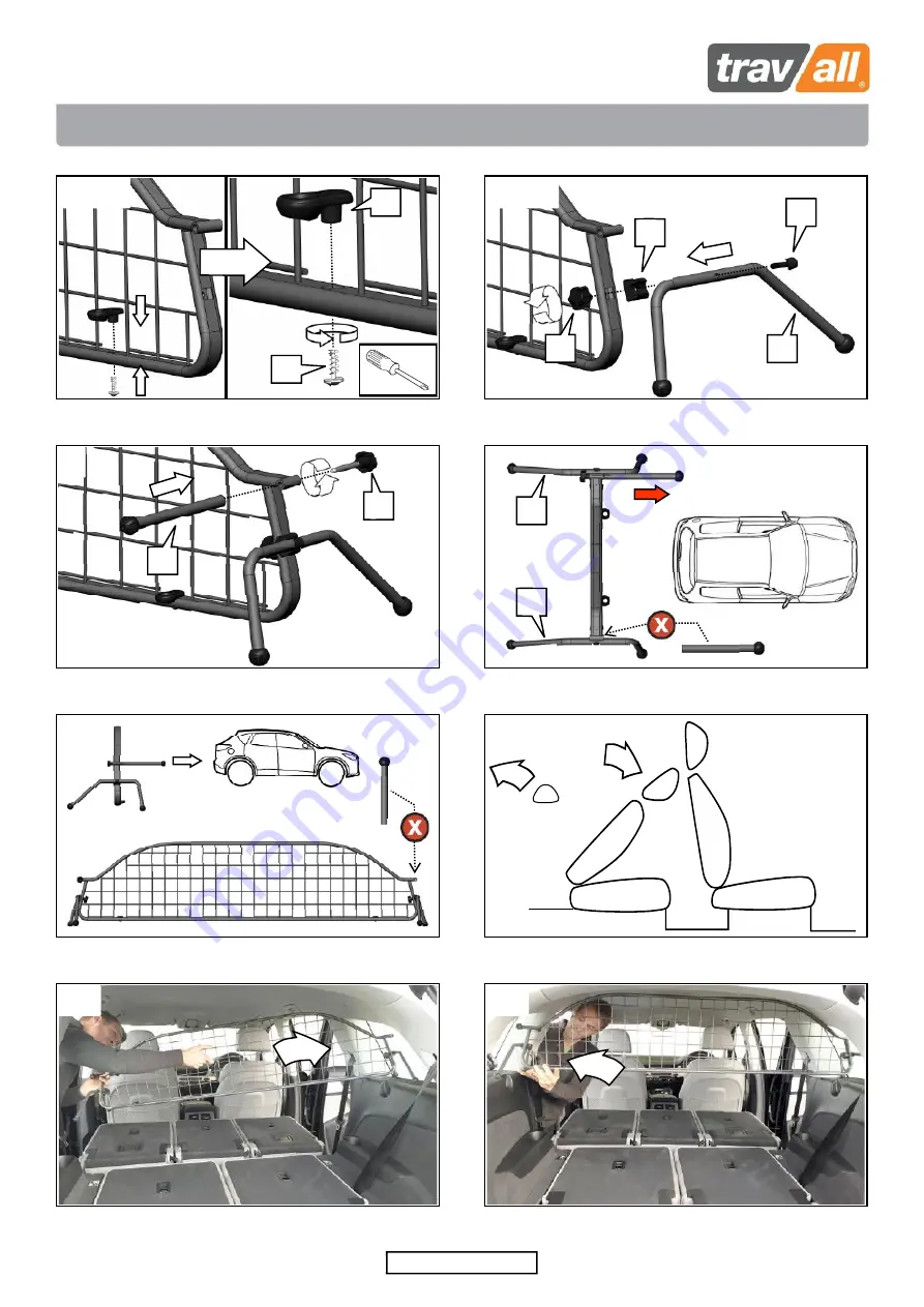 travall TDG 1491 Fitting Instruction Download Page 2