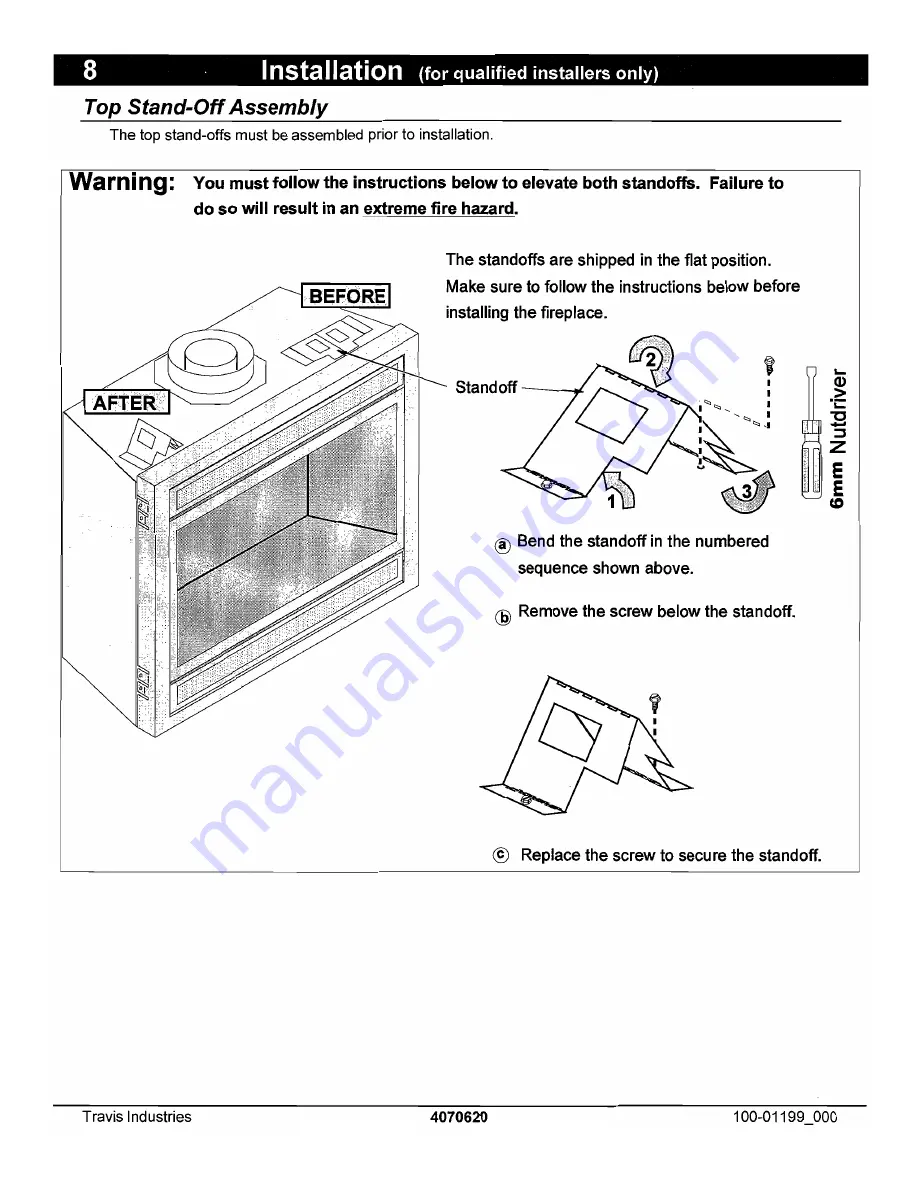 Travis Industries GreenSmart Fireplace 564 SS Скачать руководство пользователя страница 8