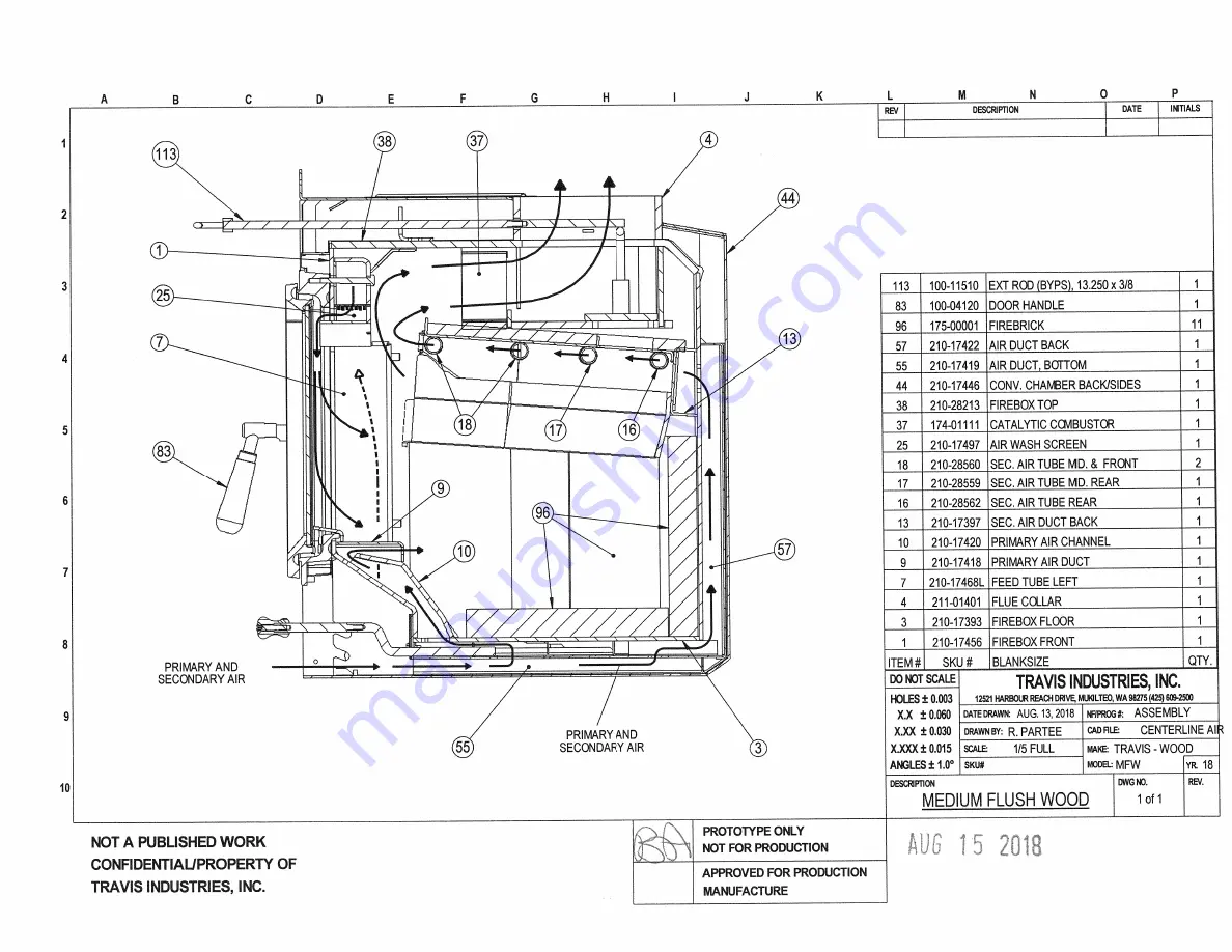 Travis Industries Medium Flush Wood Hybrid Fyre Insert Manual Download Page 25