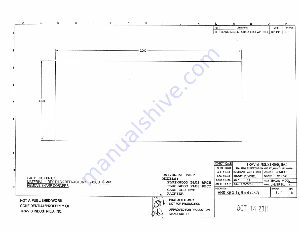 Travis Industries Medium Flush Wood Hybrid Fyre Insert Manual Download Page 37