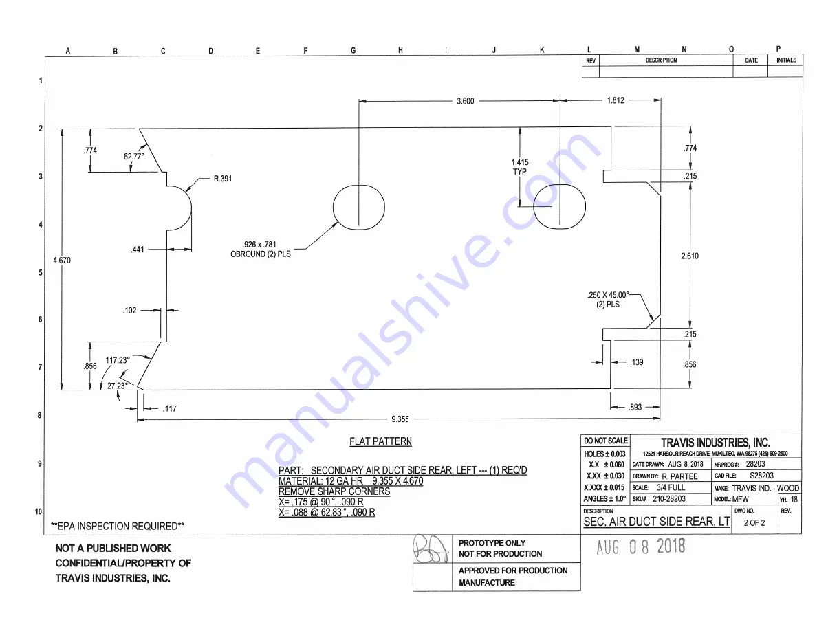 Travis Industries Medium Flush Wood Hybrid Fyre Insert Manual Download Page 126