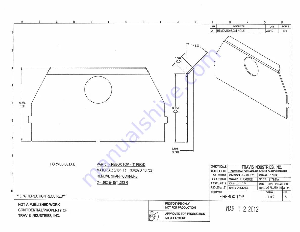 Travis Industries Medium Flush Wood Hybrid Fyre Insert Manual Download Page 142