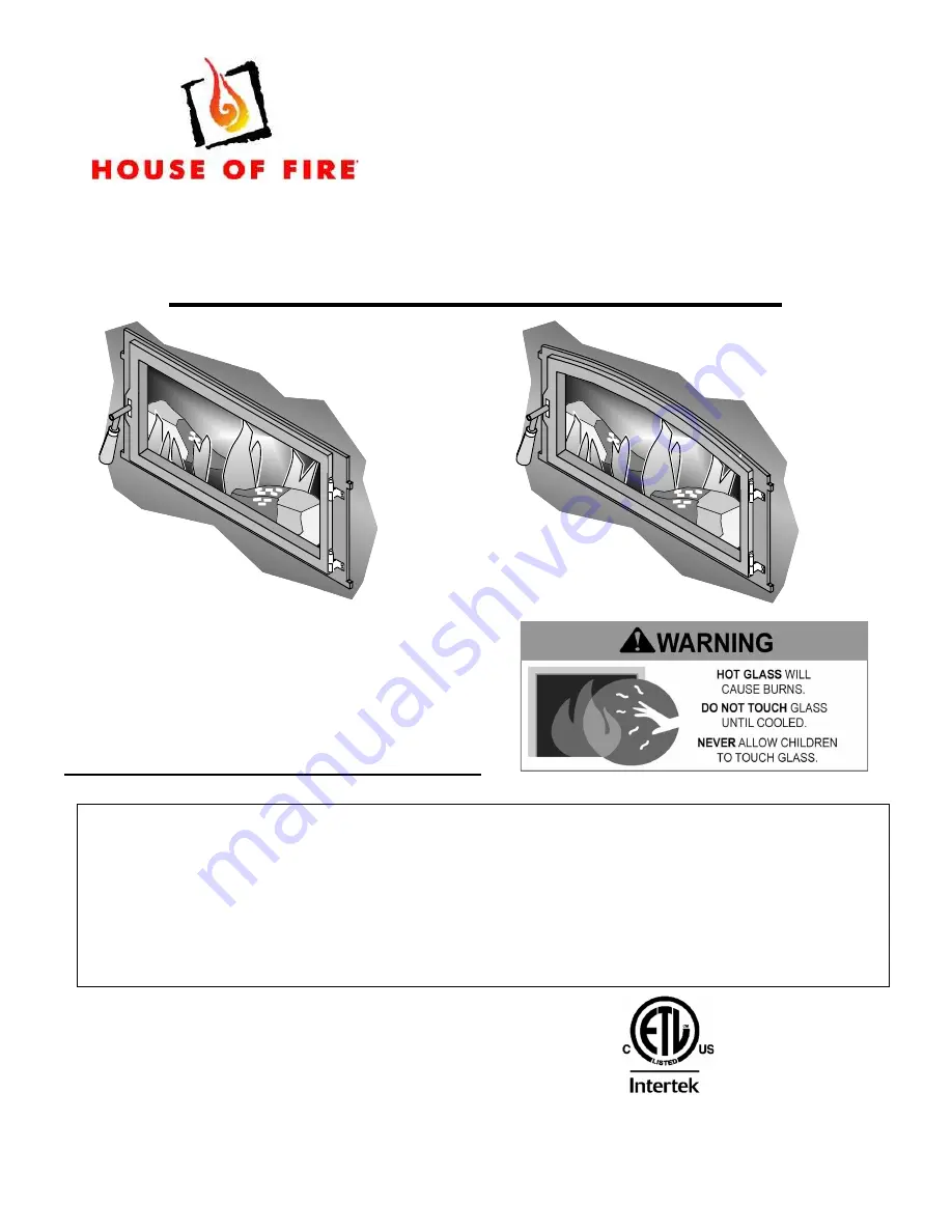 Travis Industries Medium Flush Wood Hybrid Fyre Insert Manual Download Page 189