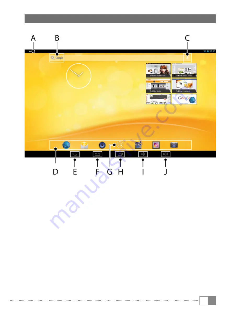 TrekStor SurfTab xiron Operating Instructions Manual Download Page 11