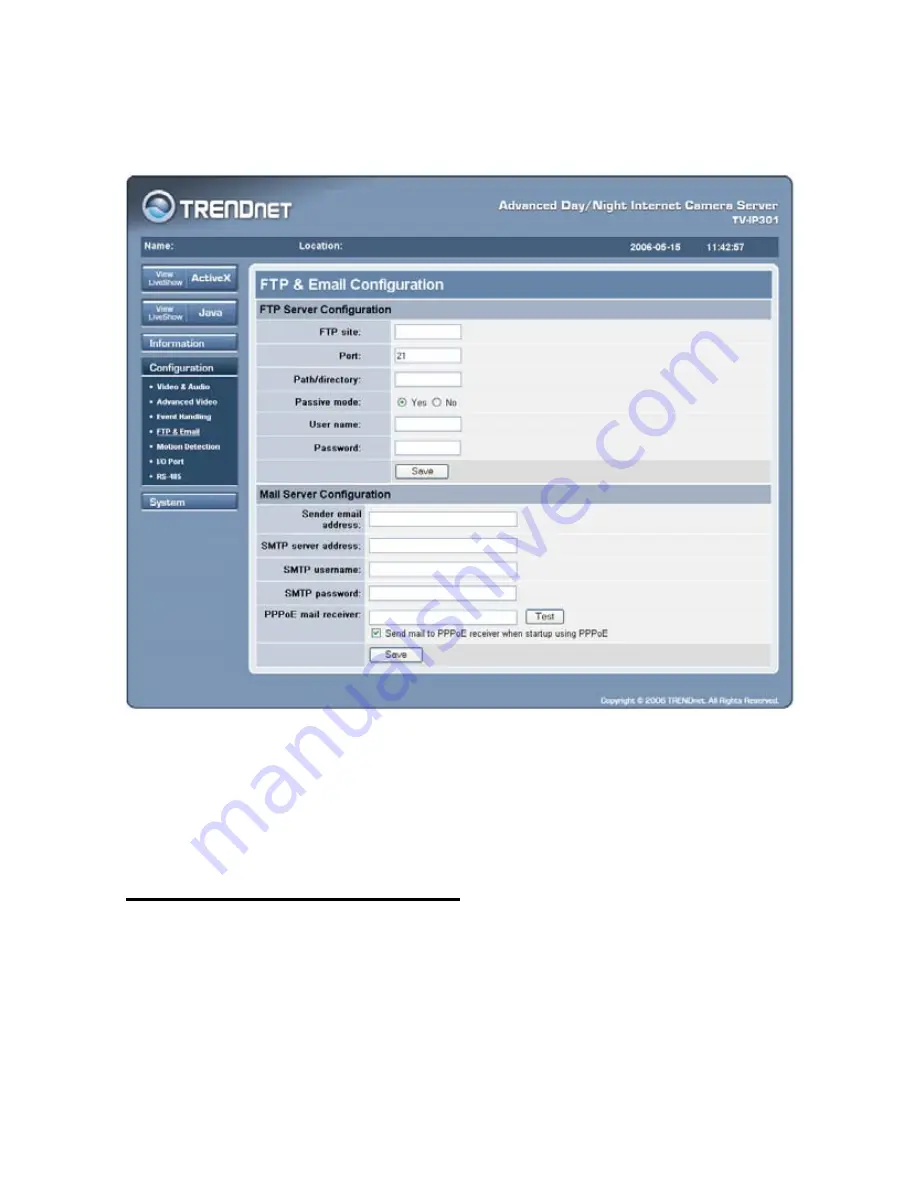 TRENDnet IP301W - Network Camera User Manual Download Page 36