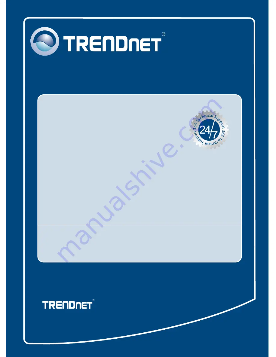 TRENDnet TEG-S2400I - DATA SHEETS Quick Installation Manual Download Page 11