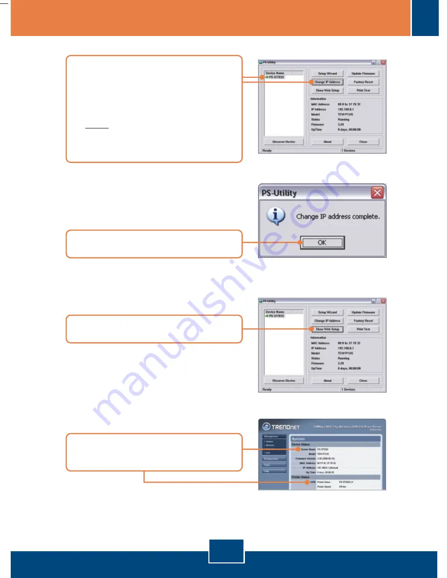 TRENDnet TEW-P1UG - Wireless Print Server Quick Installation Manual Download Page 6