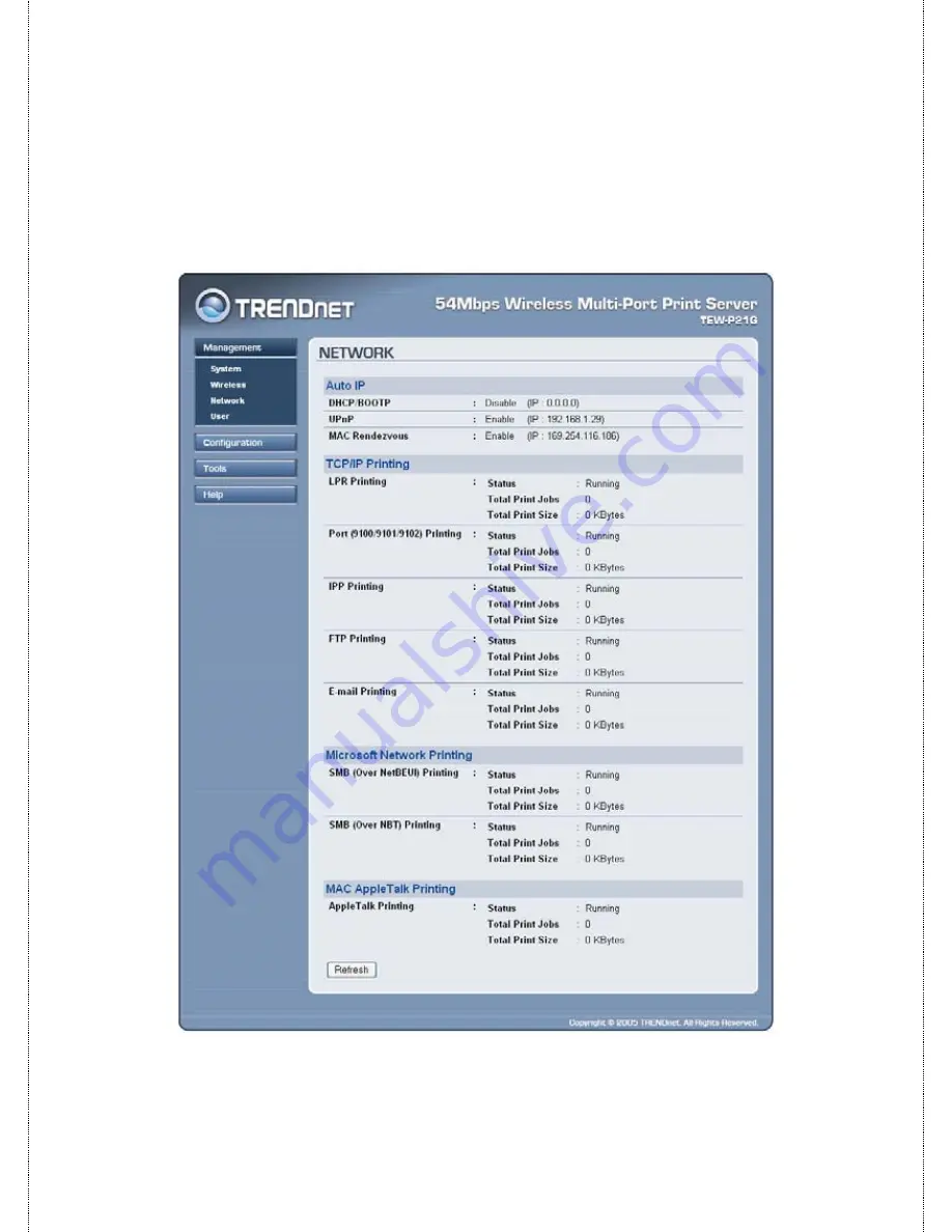 TRENDnet TEW-P21G User Manual Download Page 49