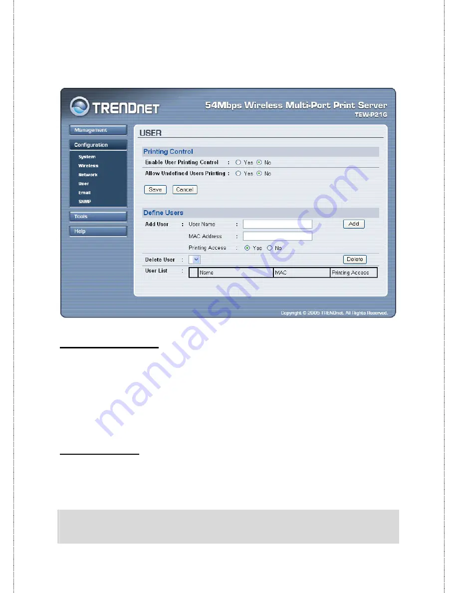 TRENDnet TEW-P21G User Manual Download Page 62