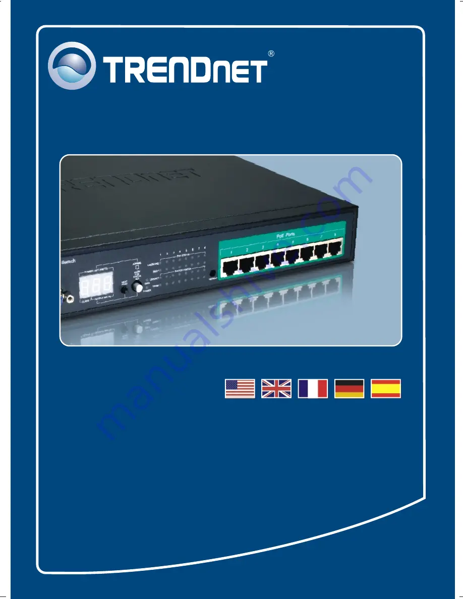 TRENDnet TPE-80WS - Web Smart PoE Switch Quick Installation Manual Download Page 1