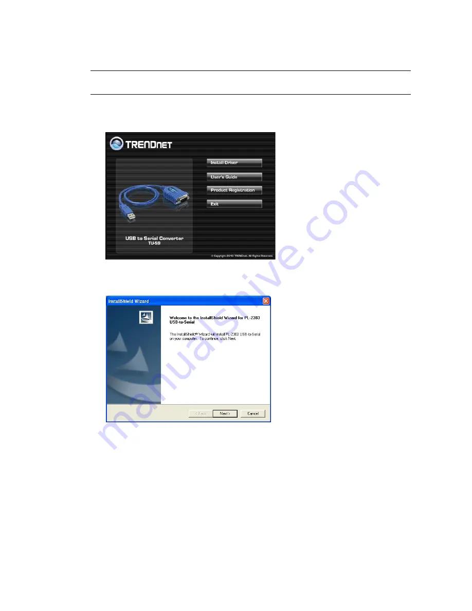 TRENDnet TU-S9 User Manual Download Page 6