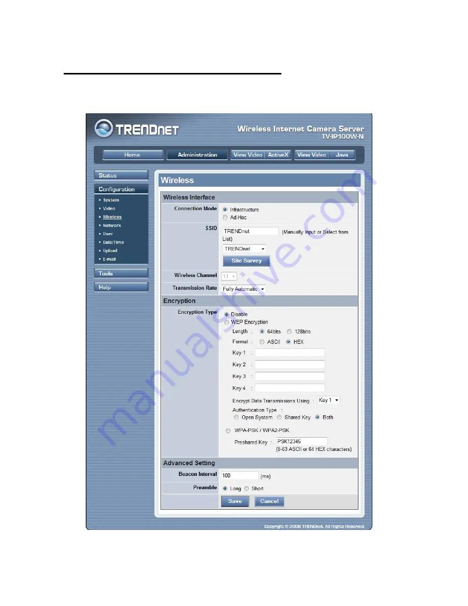 TRENDnet TV-IP100-N User Manual Download Page 42