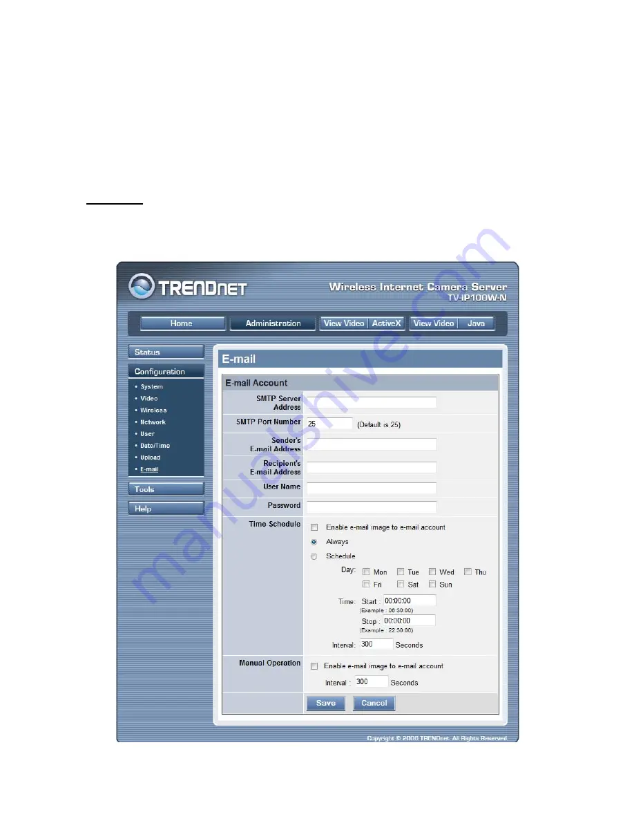 TRENDnet TV-IP100-N User Manual Download Page 56