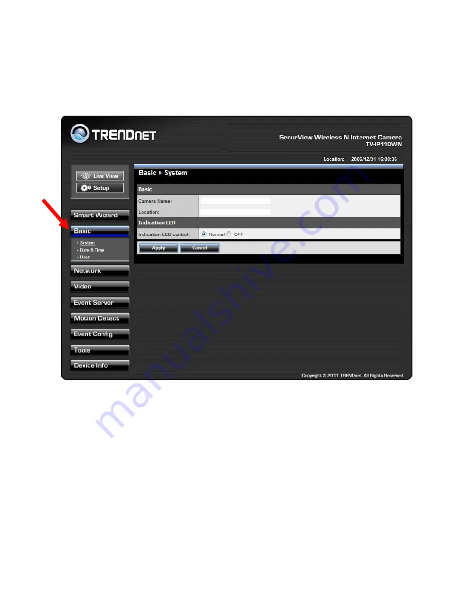 TRENDnet TV-IP110WN User Manual Download Page 28