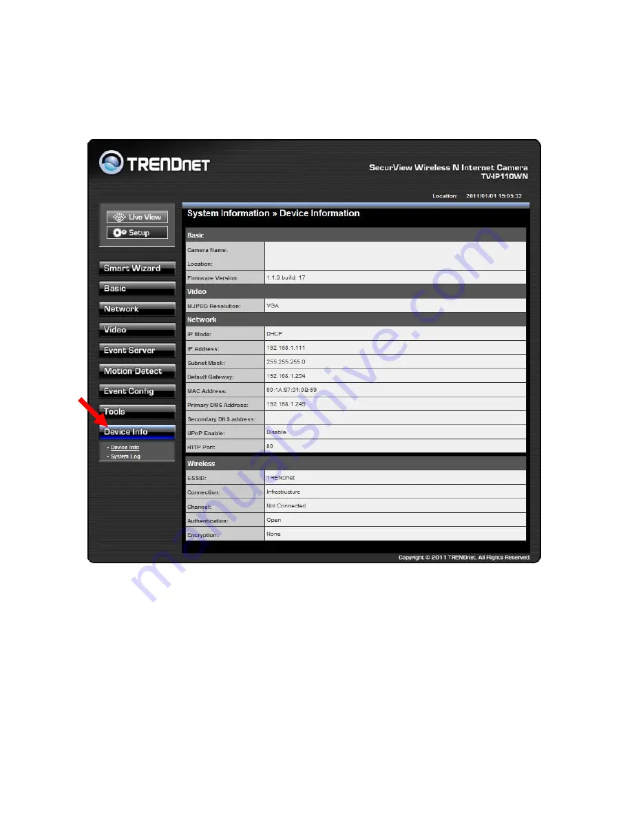 TRENDnet TV-IP110WN User Manual Download Page 57