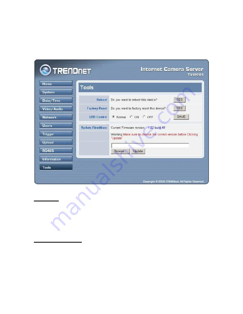 TRENDnet TV-IP201 User Manual Download Page 41