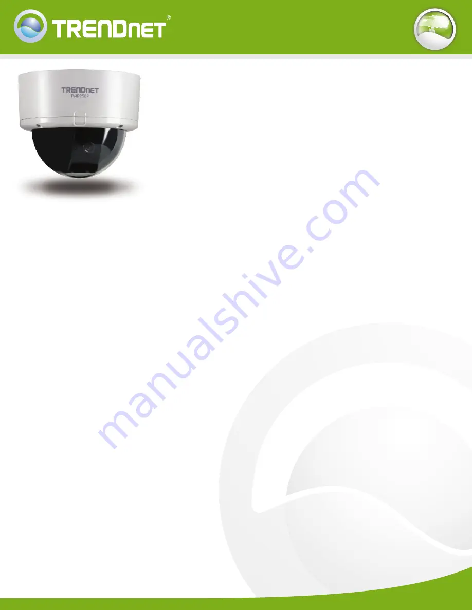 TRENDnet TV-IP252P - SecurView PoE Dome Internet Camera Network Specifications Download Page 1