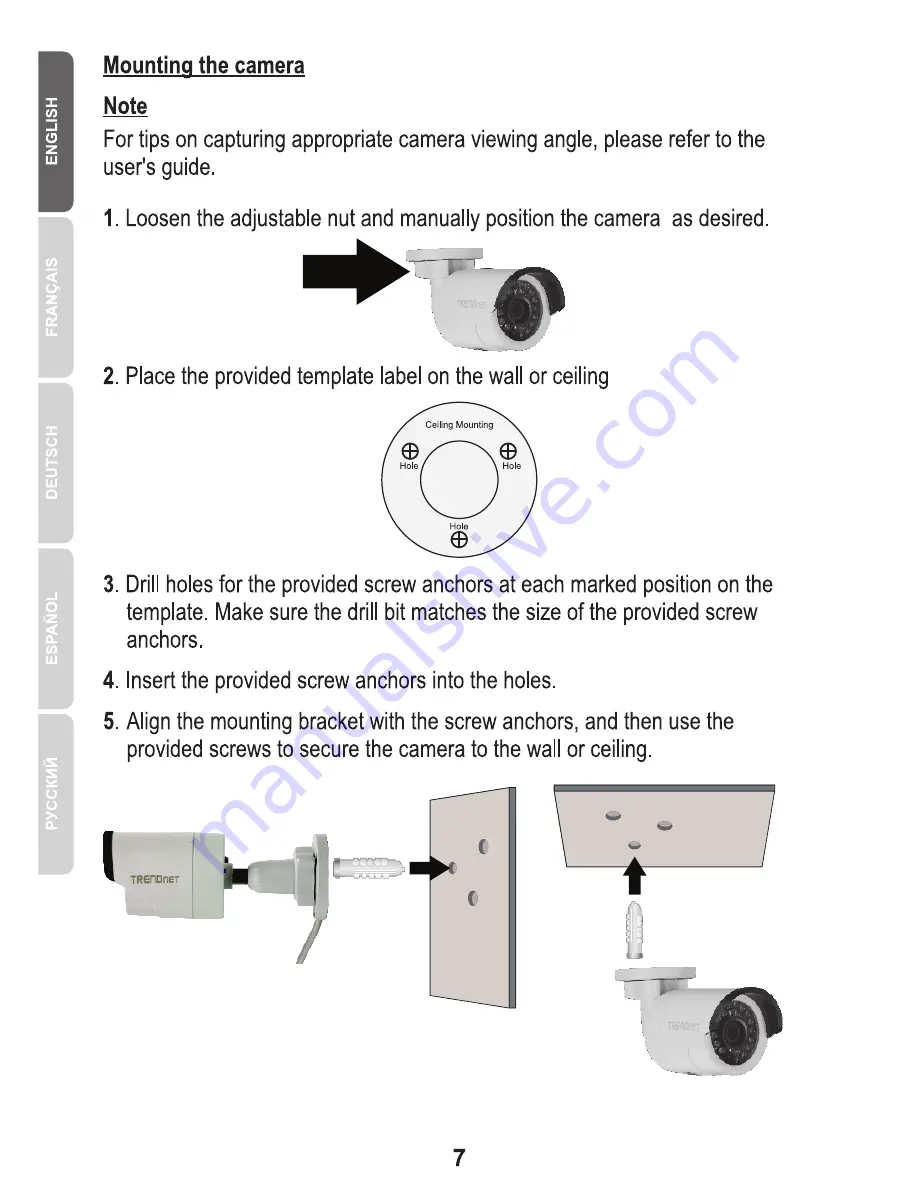 TRENDnet TV-IP310PI Quick Installation Manual Download Page 8