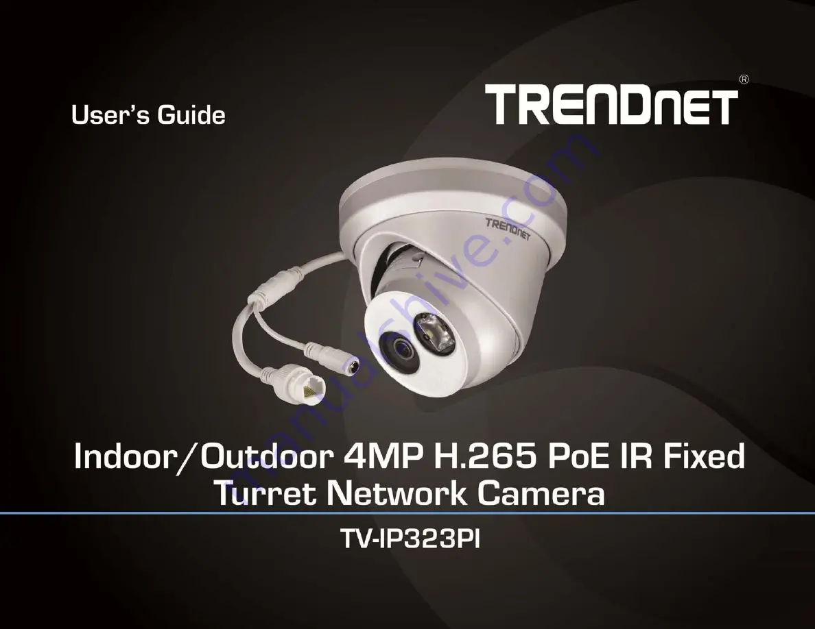 TRENDnet TV-IP314PI User Manual Download Page 1