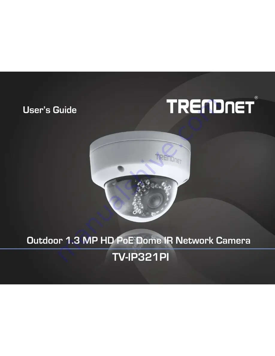 TRENDnet TV-IP321PI User Manual Download Page 1