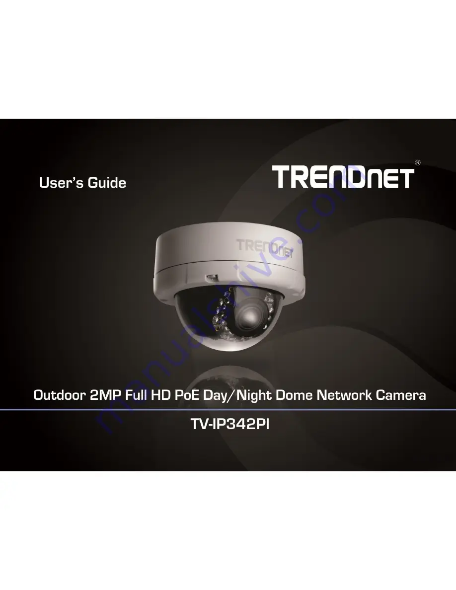 TRENDnet TV-IP342PI Скачать руководство пользователя страница 1