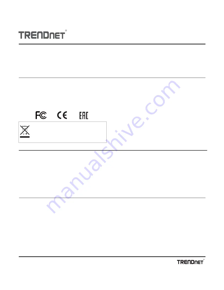 TRENDnet TV-IP343PI Quick Installation Manual Download Page 14